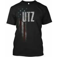 在飛比找Yahoo!奇摩拍賣優惠-定制 Utz Family Flag T 恤圓領棉（滿599
