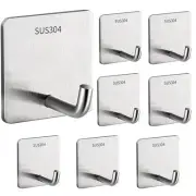 Emergency Fire Blanket Hooks for Fire Blankets, Silver - 8 Pack