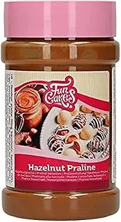 FunCakes Praliné Hazelnut Filling: Perfect for Filling Pralines and Chocolates, Great Taste, Easy to Use. 325 g.