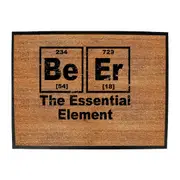 Alcohol Beer The Essential Element - Funny Novelty Doormat Man Cave Floor mat