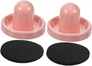 CORHAD Table Air Hockey Game Essential 2pcs Pusher Hockey Machine Attachments for Home Party Game High-Durability Abs Construction