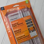Fiskars SureCut Deluxe Paper Trimmer 12” Cut Length Titanium Blade