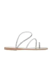 Low-top flat-soled sandals 41 White