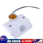 5Pcs E27 220V Infrared Motion Sensor Automatic Light Lamp Holder Switch New