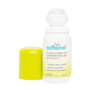 mCaffeine 5% AHA Underarm Roll On with Green Tea, 5% Lactic & Mandelic Acid 50ml