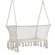 Gardeon Outdoor Double Hammock Chair Bed Portable Hanging Camping Hammocks 2 Person Cream