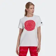 Adidas Marimekko Shirt Circle Designer Dots Sports & Leisure White Red M