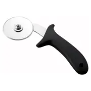 Pizza Cutter 2.5" Diameter Blade Polypropylene Handle Wheel Style Slicer Black