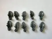 Lego Lot Of 10 Dark Gray Greg Plants Plant Jungle Tree Limb City