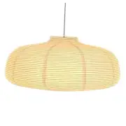 (22.05Inch) Large Paper Lantern, White Pumpkin Paper Lamp Shade, Handmade