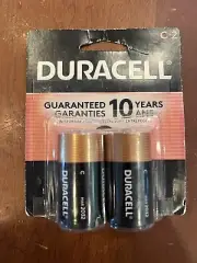 Duracell C 2 Pack Coppertop Alkaline Batteries