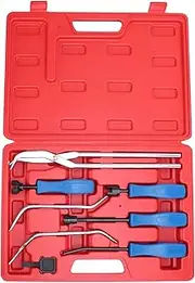 8Pcs Drum Brake Tool Kit, Complete Drum Brake Repair Tools, Spring Compressor/Installer/Removal/Pliers, Brake Adjust Spoons, Car Drum Brake Tools for Maintenance
