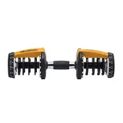 1x Powertrain Adjustable Home Gym Handle for 24kg Gold Dumbbell only