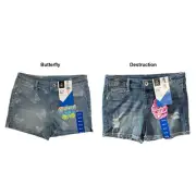 Member's Mark Girl's Favorite Adjustable Waist Stretch Denim Shorts