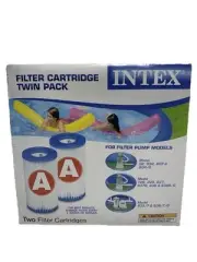 Intex Easy Set Swimming Pool Type A Filter Replacement Cartridges 2 Pack New