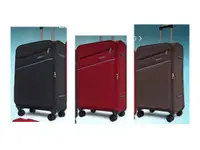 在飛比找松果購物優惠-20吋行李箱加大容量輕量商務高單數防水尼龍布360度旋轉鋁合