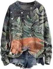 [RanRui] Ugly Christmas Sweater for Women – Funny & Festive Xmas Sweater, Plus Size Options, 2024 Holiday Collection, 40 Models, 3X-Large