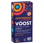 Vöost Performance Vitamin B+ Orange Flavour 40 Effervescent Tablets