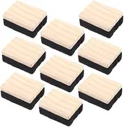 HOMSFOU 12Pcs Chalkboard Erasers Whiteboard Cleaners for Classroom Office Lightweight Easy to Store for Teachers