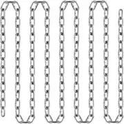 VEVOR Proof Coil Chain 30.5 m Length 4.8 mm Thickness 9200lbs Zinc Plated Iron