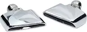 Compatible For BMW 5 Series G30 G31 Exhaust Tail tip 2018-2023 525i 530i 540i Upgrade 550 540i Muffler Tip(Silver)