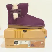 Koolaburra by UGG Victoria Mini Girls Boots Shadow Purple Size 5 NIB