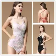 Lady Sequins Pearl Strap Tops Dance Costume Fancy Dress Beaded Glitter Clubwear