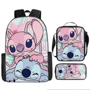 Stitch Backpack StarCraft Backpack Oxford Cloth Shoulder Bag Lunch Bag Pencil Bag 44-NMAOV