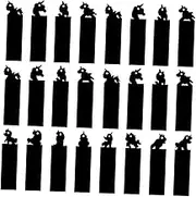 24Pcs Scratch Paper Art Kit for Unicorn Bookmarks Fun Drawing Papers for Creative Animal Shapes for Crafts and Parent Interaction