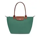 NWT LONGCHAMP Le Pliage Medium Shoulder Tote 2605089 SAGE GREEN AUTHENTIC