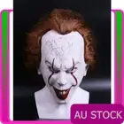 Mens Stephen King's IT Clown Pennywise Mask Full Head Halloween Cosplay Scary