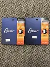 Elixir Nanoweb Electric Guitar Strings MEDIUM GAUGE X2 SETS, BRAND NEW SEALED