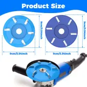 2Pcs Wood Carving Disc Set Angle Grinder Wood Grinding Shaping Disc Easy~