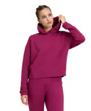 Arena Women's Hoodie Pullover Sweat Fleece, Red/Fuchsia S