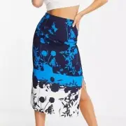 Ted Baker SELAHH Bluebell Side Split Skirt Size 2