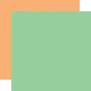[Echo Park Paper Company] 25 Pack Make A Wish Birthday Girl Double-Sided Cardstock 12"X12"-Green/ Orange MWG12-49019