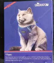 Halypet Cat Harness and Leash Set Blue SMALL, Brand New
