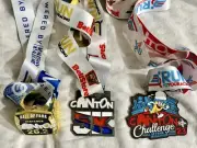 2023 Canton Ohio Pro Football Hall Of Fame Marathon Challenge Medal Set