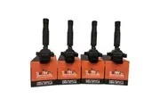 Pack of SWAN Ignition Coils & NGK Spark Plugs for MercedesBenz SLK200 (1.8L S/C)