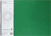 A3 Isometric Grid Graph Paper 10mm 1cm, 60 Page Jotter, Grey Grid, 100gsm