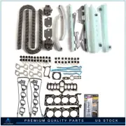 ✔For 01 Ford E-150 Econoline Club Wagon 4.6L V8 Full Gasket Set Timing Chain Kit