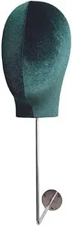 kokiya Mannequin Head Model,Hat Display Mannequin Head,Modern, Fashion Portable Storage Rack for Making Styling Shopping Mall, Green
