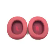 1Pair Replacement Foam Ear Pads Cushion Cover for JBL E55BT Quincy E55BT Headphone Earmuff Headset Sleeve - Red