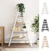 5-Tier Shelf A-shape Display Shelf Shoe Rack Plant Stand Solid Wood Pine vidaXL