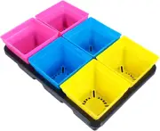 SUPVOX 1 Set 6 Tray Grow Starting Cell Sprouter Tray Hydroponics Cell Trays f...