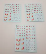 Warhammer 40K Chaos Space Marines - Night Lords 3x Transfer Sheets