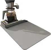 New Kitchen Super Absorbent Draining Mat, Foldable Dish Drying Mat, Draining Mat for Kitchen Sink, Coffee Bar Mat Spill Mat, No Water Marks Coffee Mat /84(Light Gray,50x60cm)