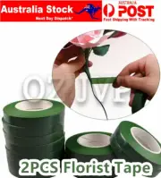 2X Artificial Flower Stem Wrap Florist Green Tape Wedding Florist Craft StemWrap