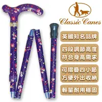 在飛比找ETMall東森購物網優惠-英國Classic Canes 可摺疊收納+調整高低手杖-4