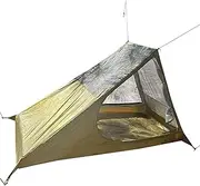 jopiuieo 1 Person Tent | Lightweight Backpacking Tent | Hiking Survival Accessories, Outdoor Safety Equipment, Camp Bedding for Traveling Road Trips